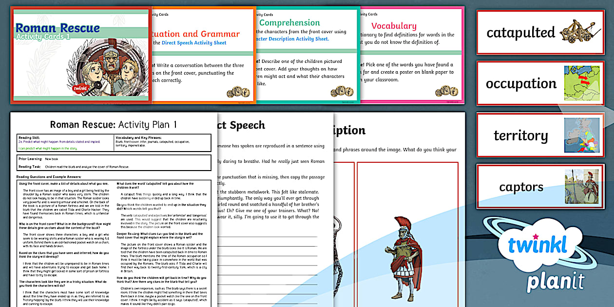 History Hackers: Roman Rescue Classroom Guided Reading 1 Y4