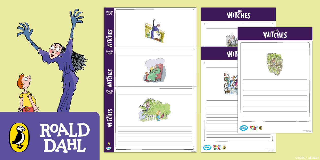 FREE! - The Witches: Writing Frames [9-11] (teacher made)
