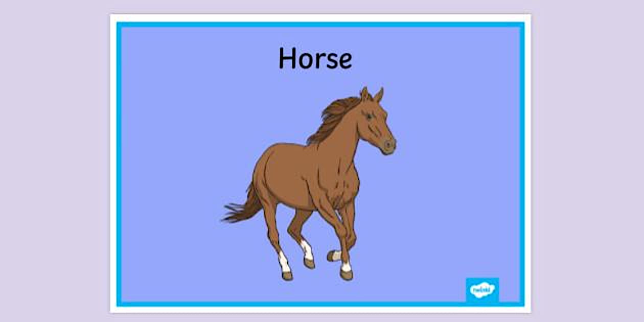 Cantering Horse Poster | Primary Educational Resource