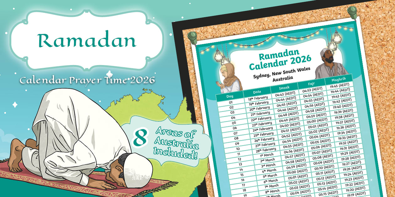 2026 Ramadan Calendar Prayer Times
