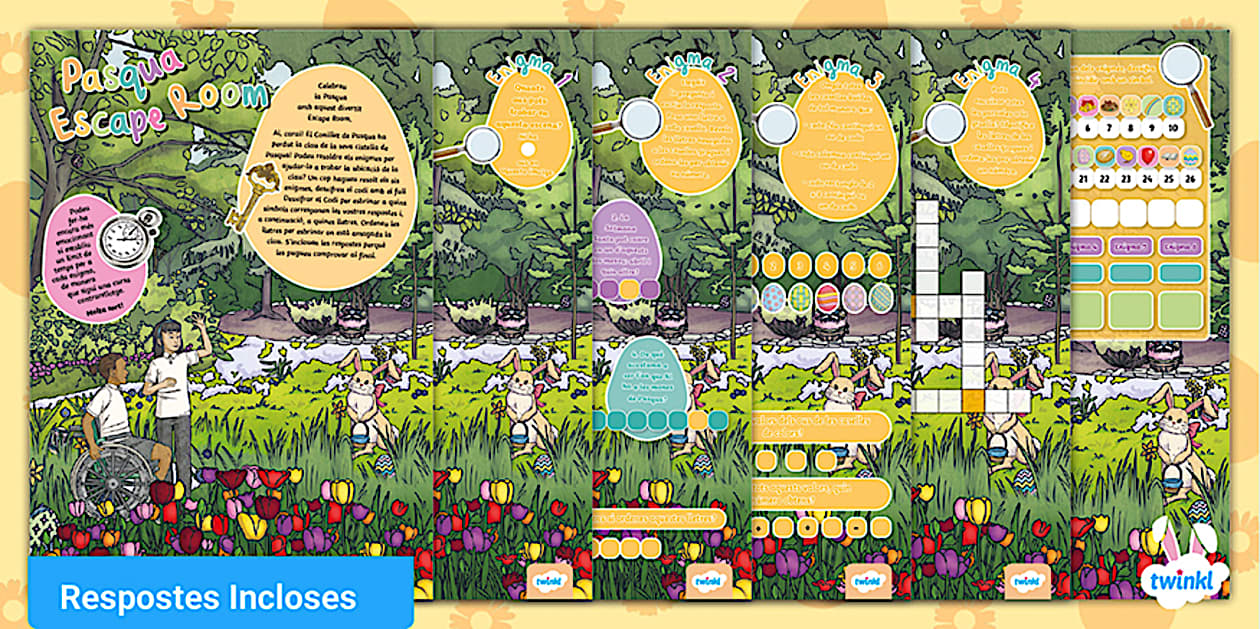 Escape Room: Pasqua! - Català (Teacher-Made) - Twinkl