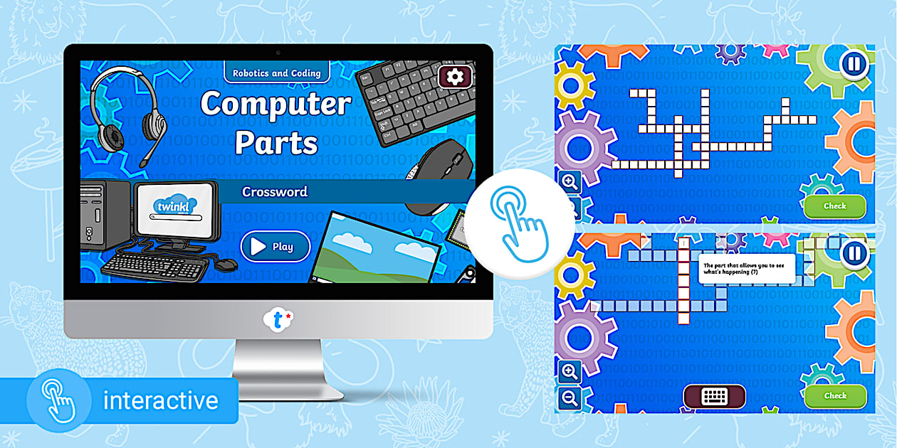 Robotics and Coding GO Crossword Parts of a Computer