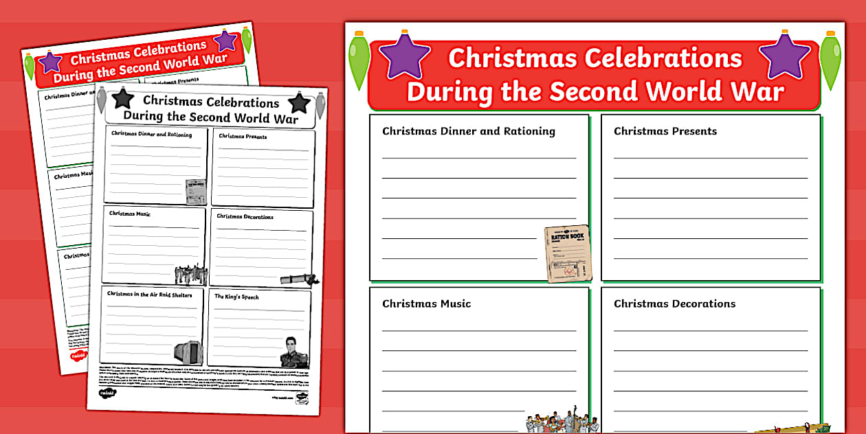 Christmas Celebrations During the Second World War Fact File