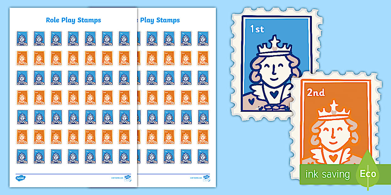 Role Play Stamps (teacher made) Twinkl