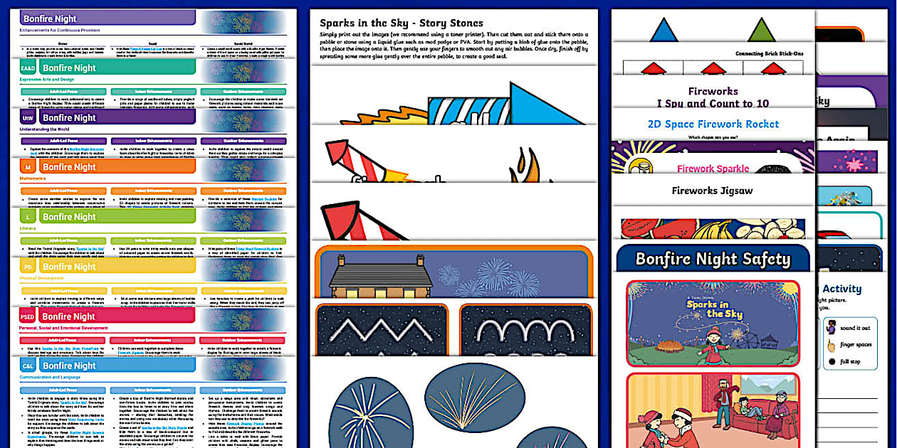 EYFS Bonfire Night Activity Plan & Resource Pack (Reception)