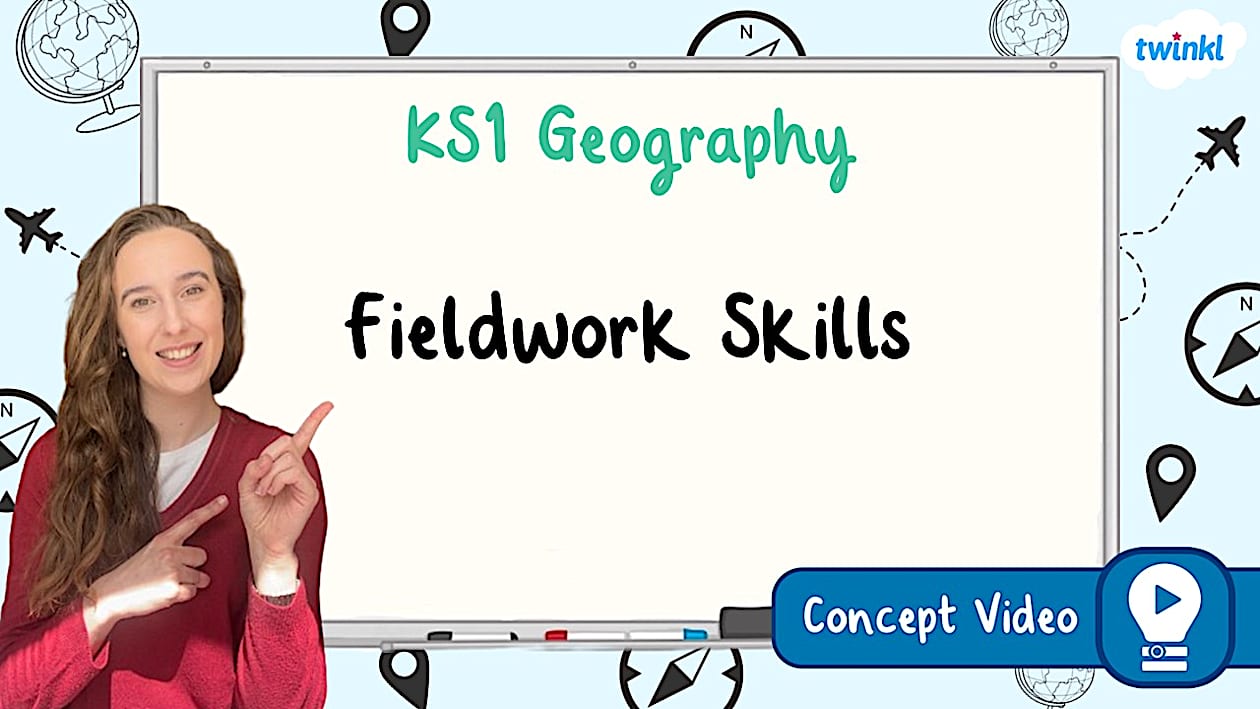 Fieldwork Skills | KS1 Geography Concept Video - Twinkl
