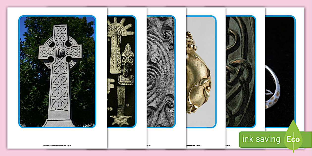 Celtic Art Display Photo Pack - Twinkl