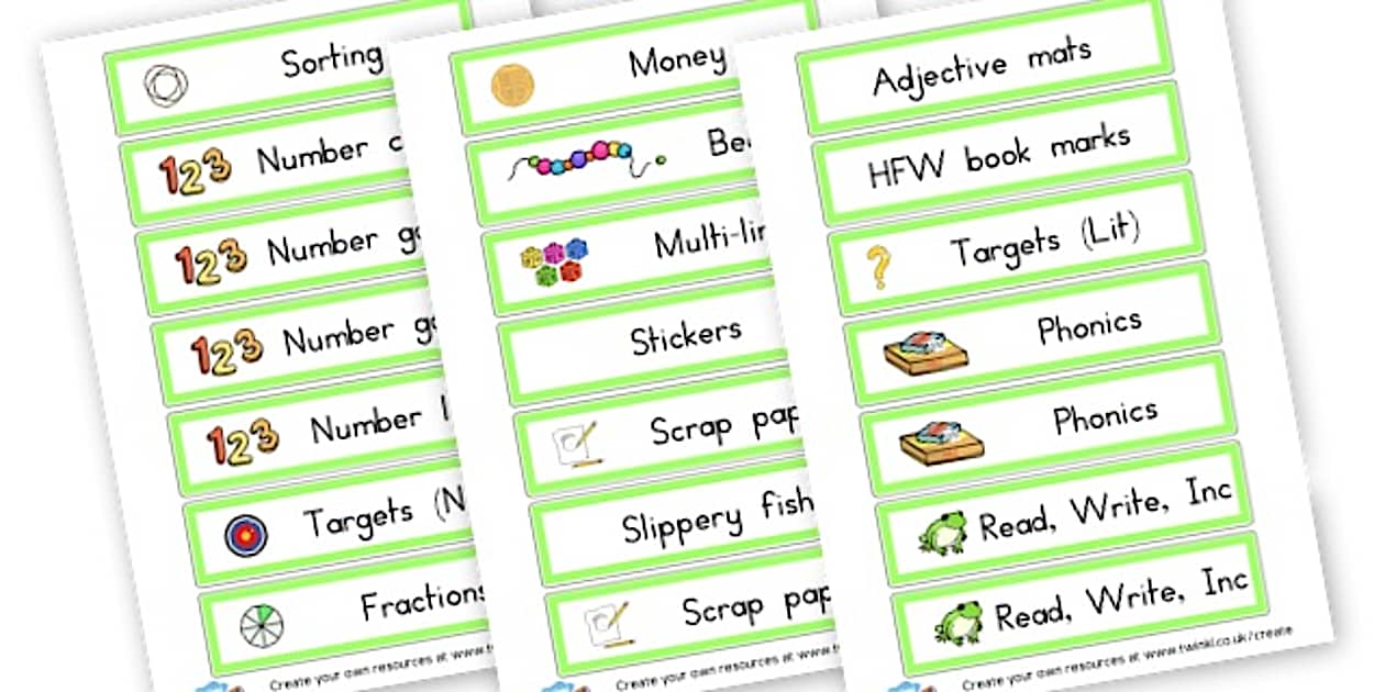cards for class