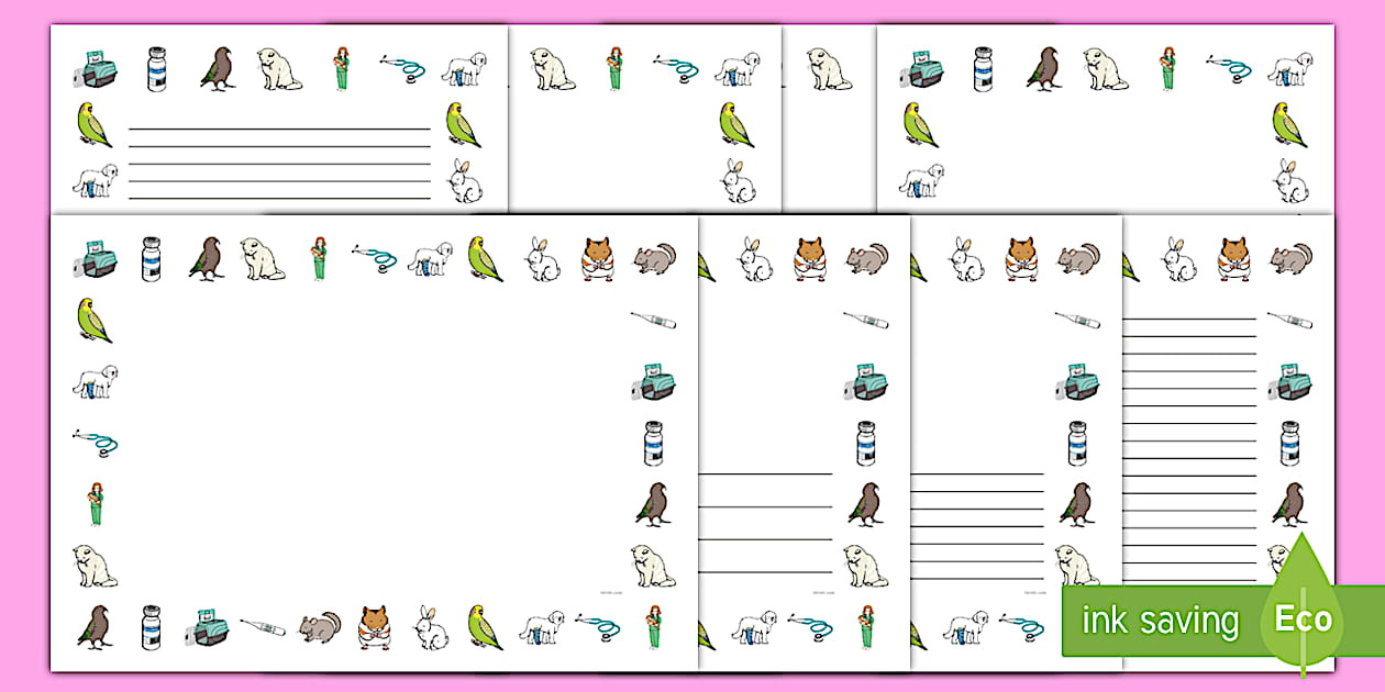 The Vets Aistear Page Border Pack