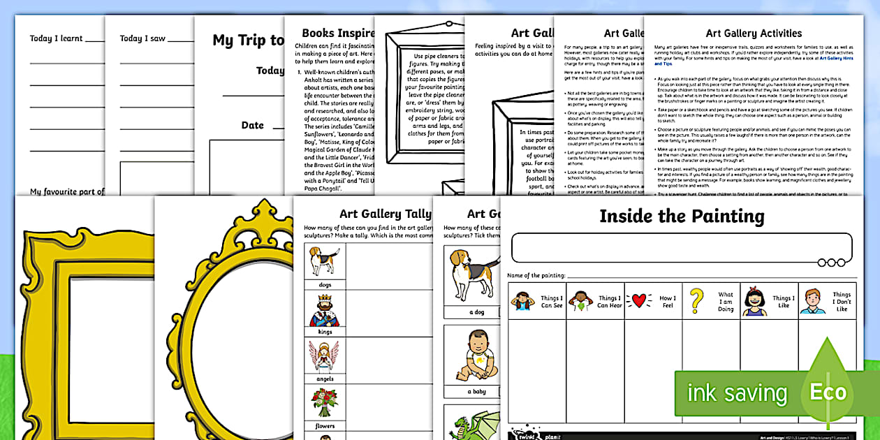 Family Days Out - Visiting an Art Gallery Activity Pack