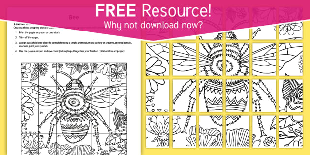 FREE Bee Class Art Project | World Bee Day | Twinkl USA