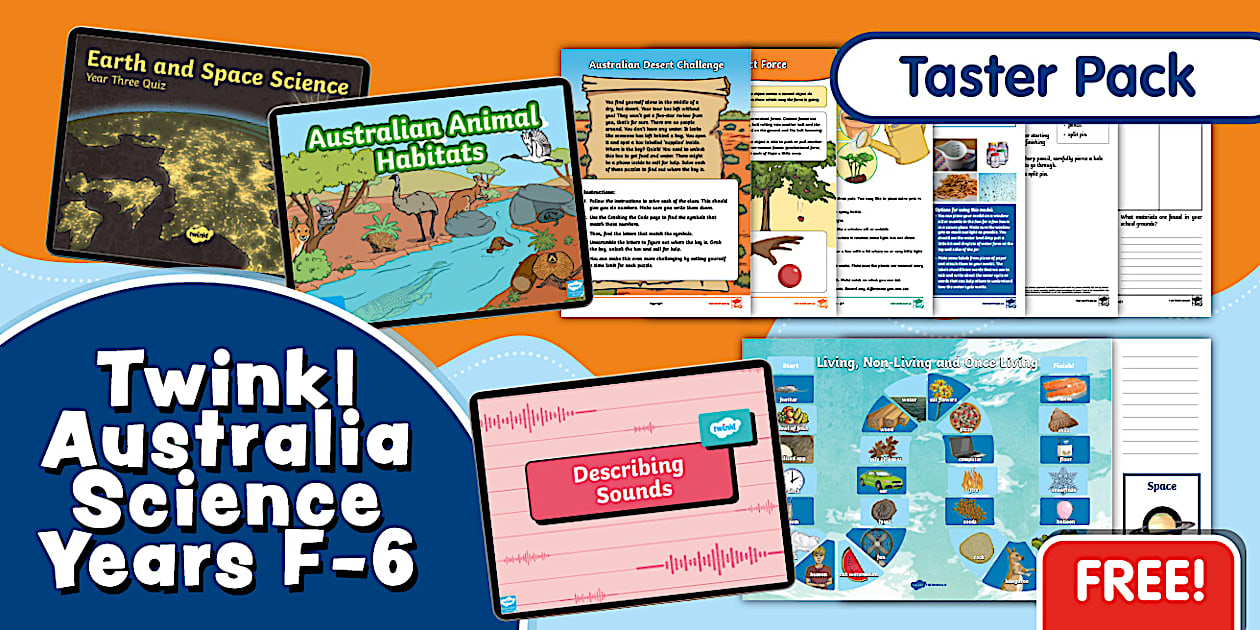FREE Science Taster Pack F-6 Australia
