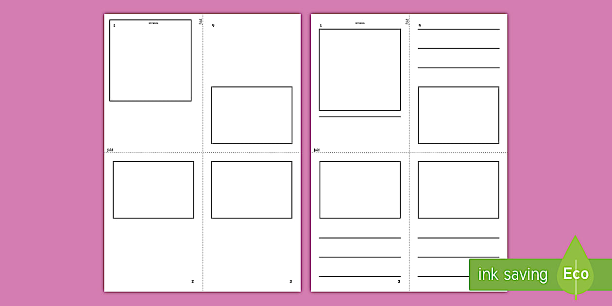 EYFS Mini Book Template Twinkl