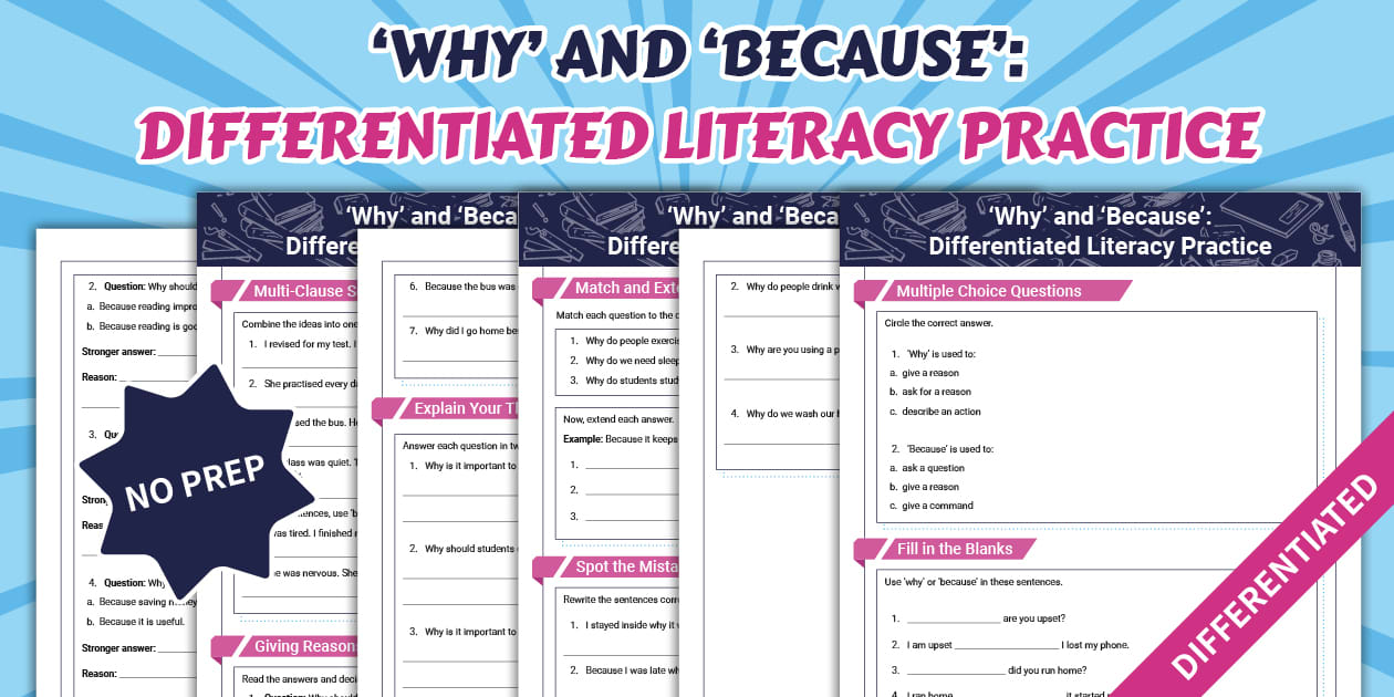 'Why' and 'Because': Differentiated Literacy Practice