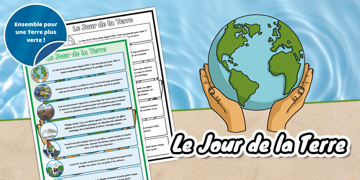 * NEW * Poster d'informations : Le Jour de la Terre