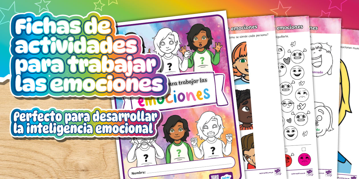Fichas de actividades para trabajar las emociones | Twinkl