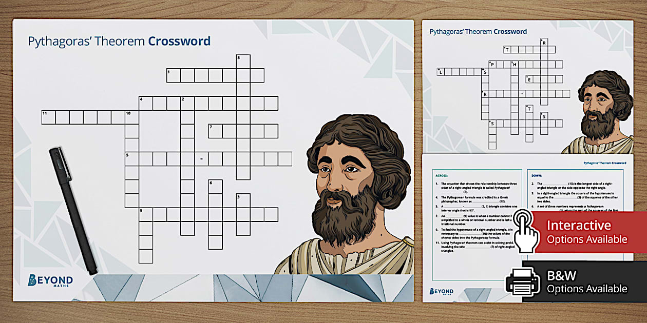 Pythagoras #39 Theorem Crossword (teacher made) Twinkl Pythagoras #39 Theorem Crossword (teacher made) Twinkl