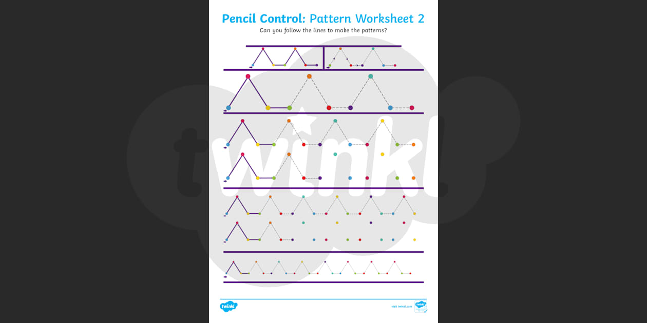 Pencil Control Patterns