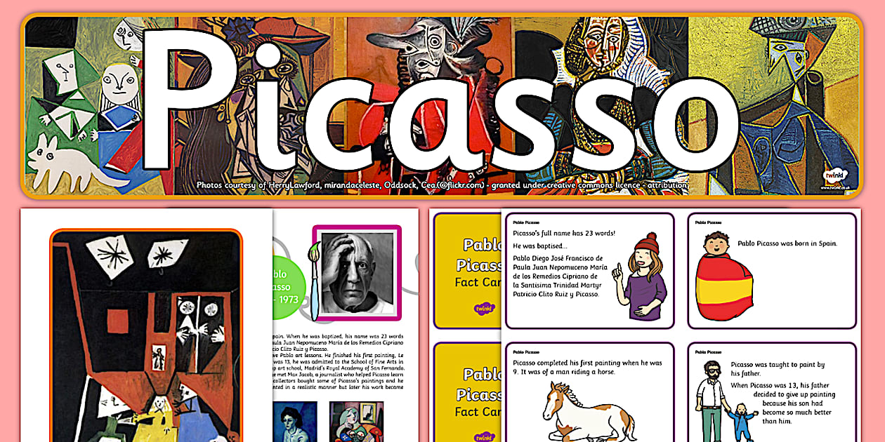 CfE First Level Expressive Arts Pablo Picasso Resource Pack