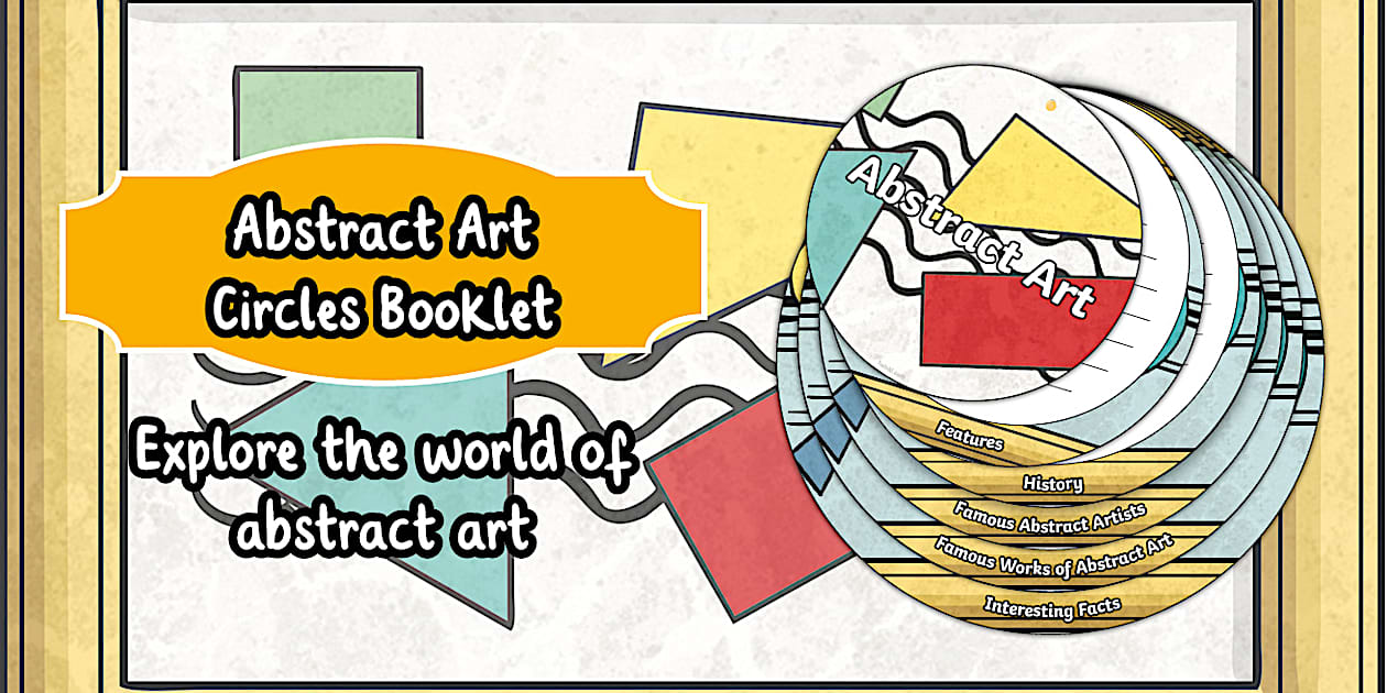 * NEW * Abstract Art Circles Booklet