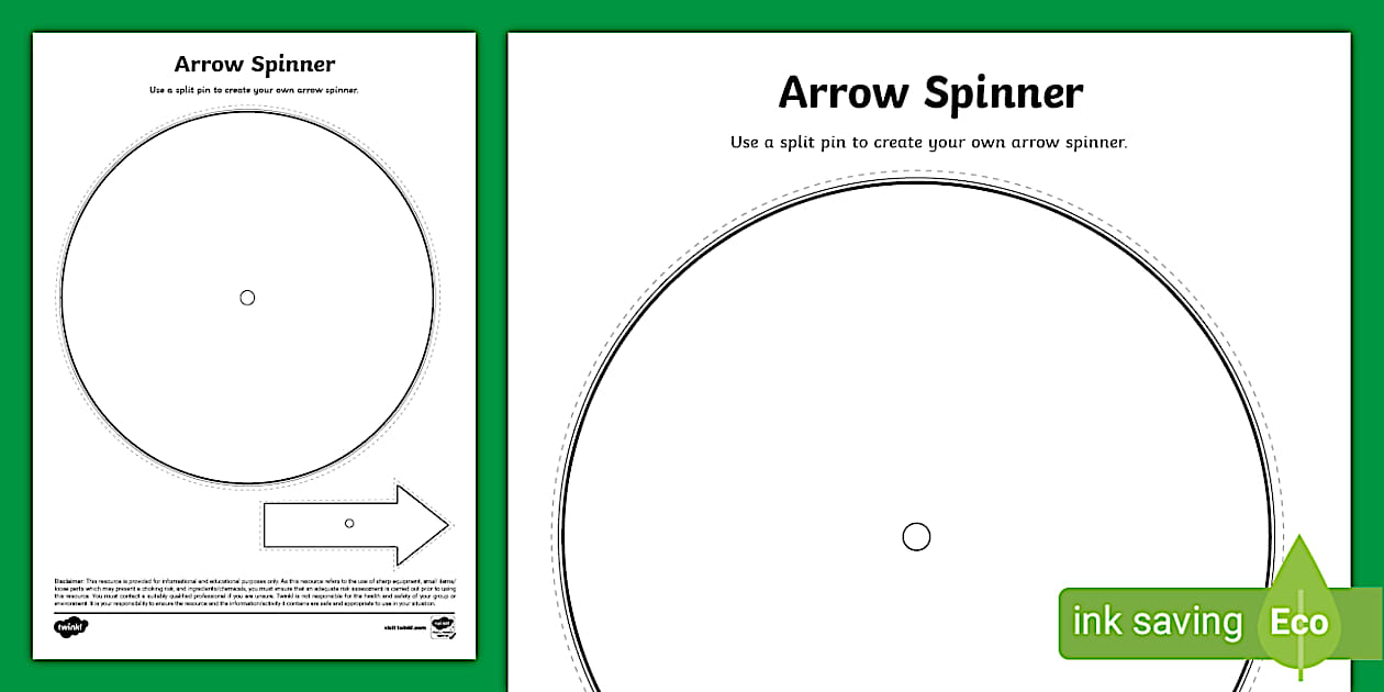 Automatic Spinner Sign 👉 Blank Arrow Spinner