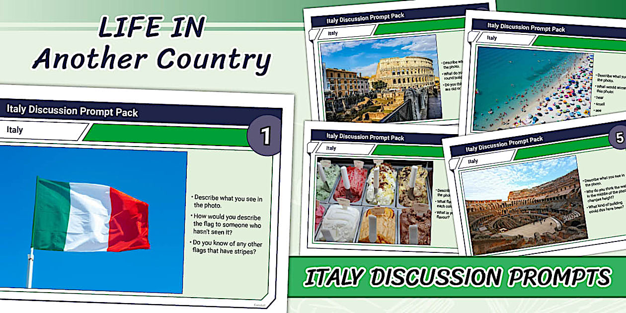 Italy Discussion Prompt Pack