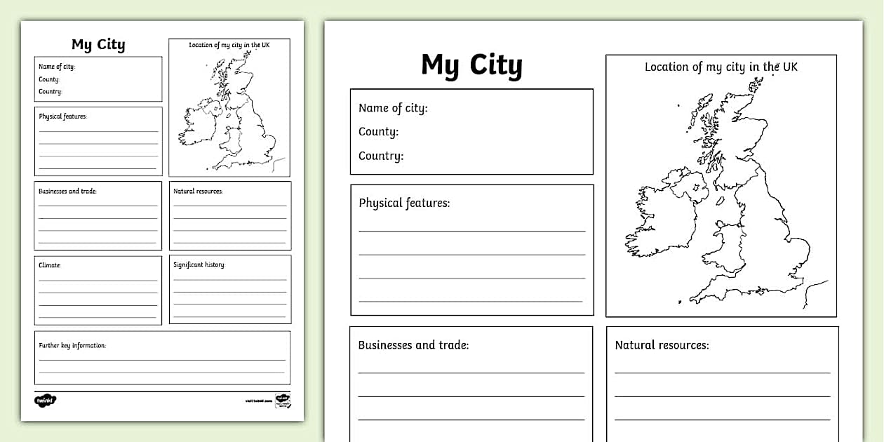 My City Fact File KS2 Geography Hecho Por Educadores my-city-fact-file-ks2-geography-hecho-por-educadores