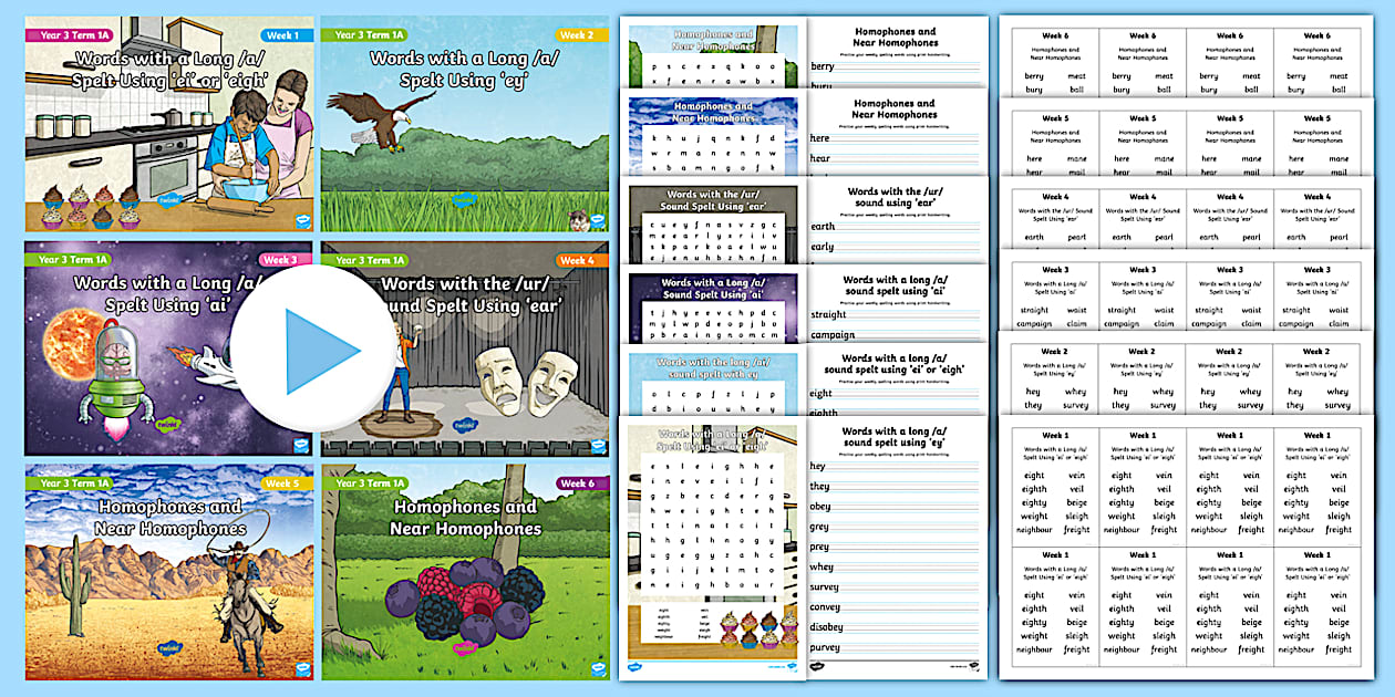 Year 3 Term 1A Bumper Spelling Pack Twinkl Year 3 term 1a bumper spelling pack twinkl