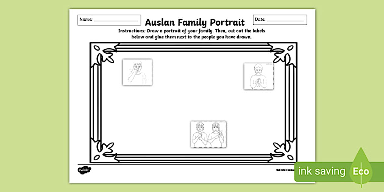 Family Portrait Drawing ∣ Daily Life ∣ Twinkl Australia.
