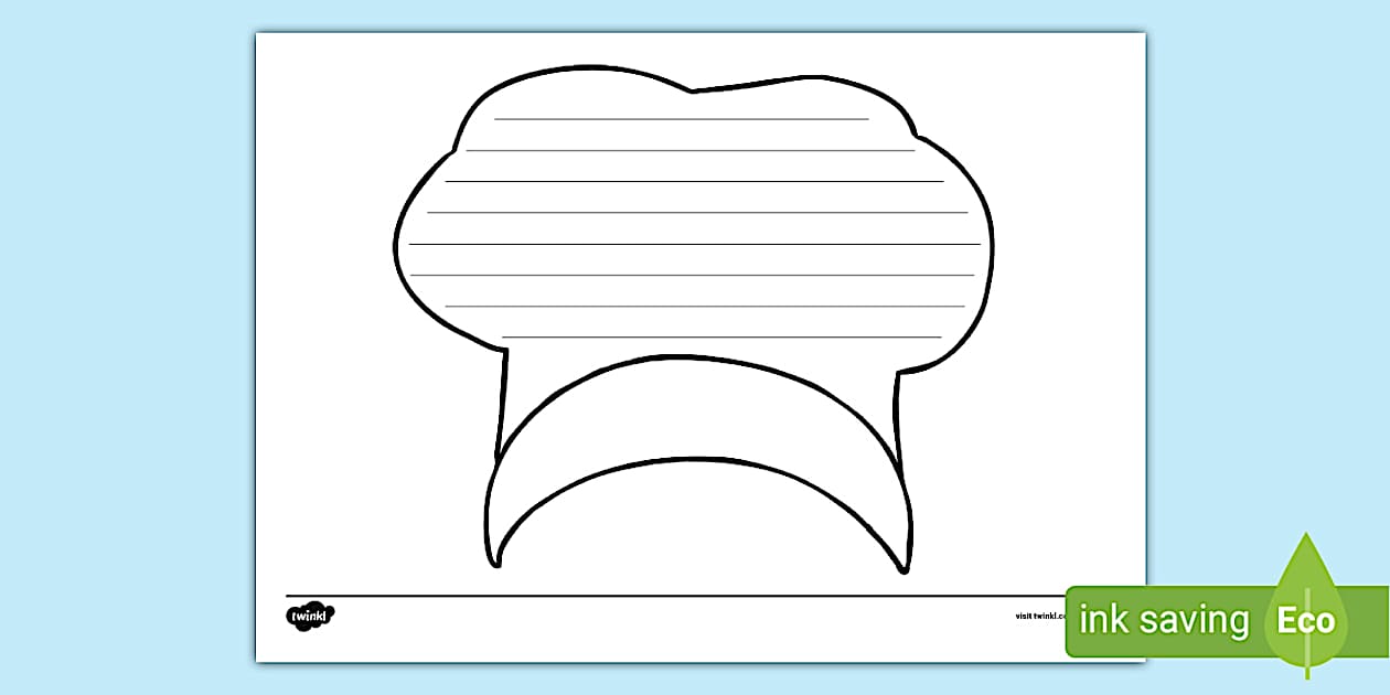Chef Hat Writing Template (teacher made) Twinkl