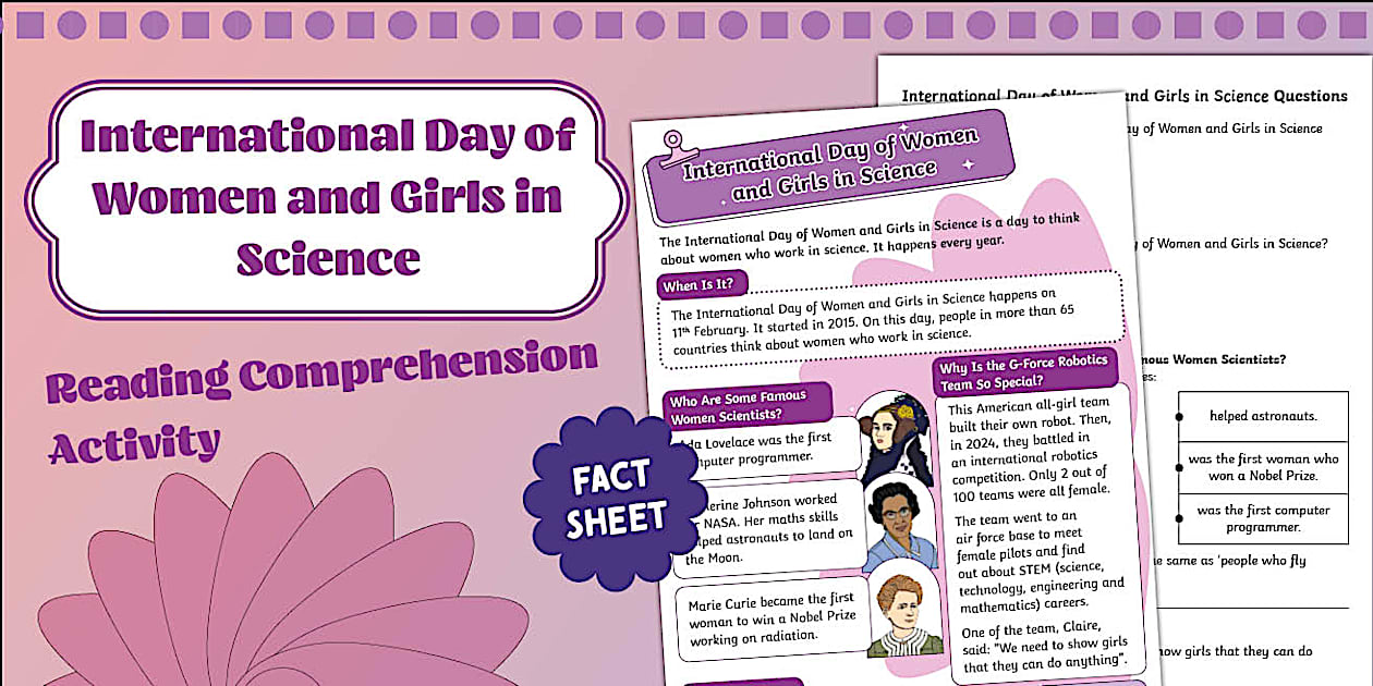KS1 International Day of Women and Girls in Science Reading