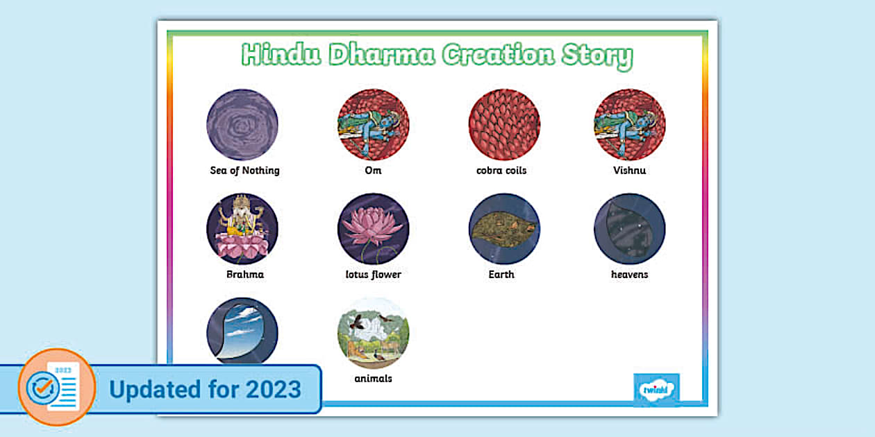 Hindu Creation Story Word Mat Teacher Made Twinkl Hindu Creation Story Word Mat Teacher Made Twinkl