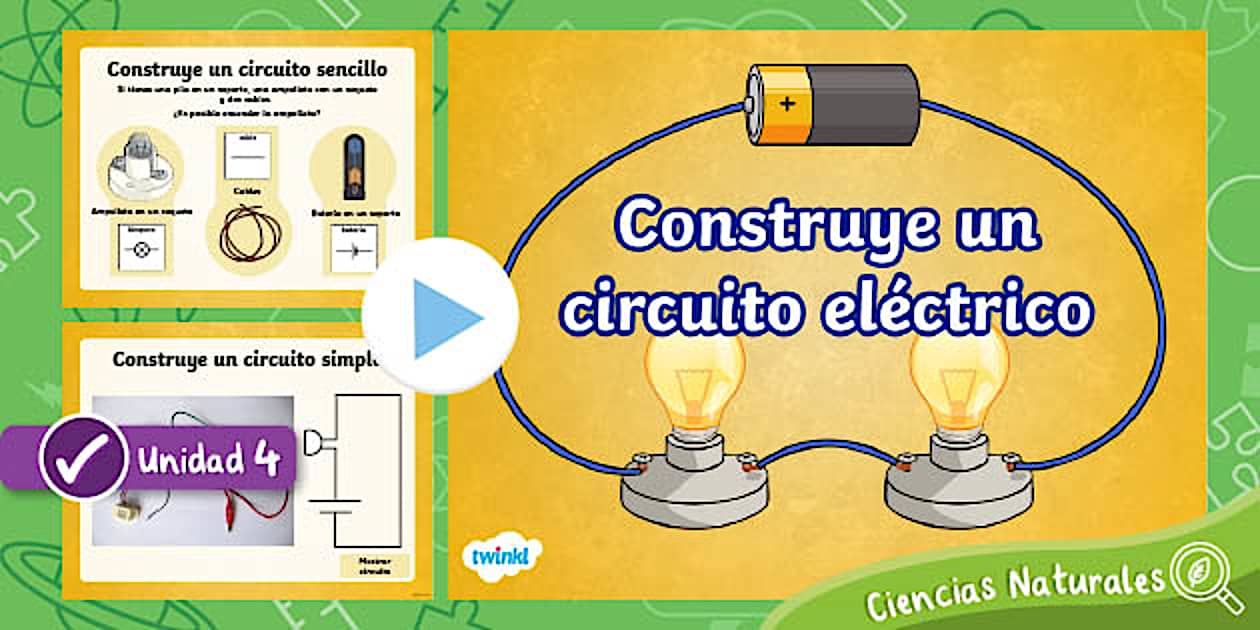 PowerPoint Construye un circuito eléctrico - Twinkl