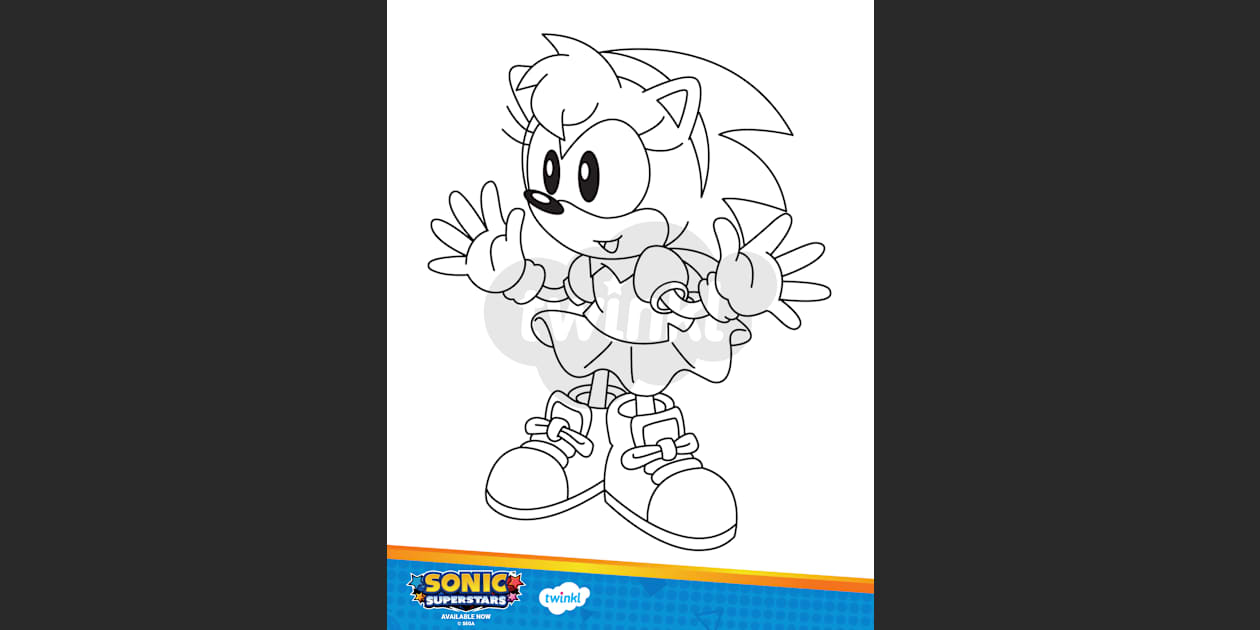 classic sonic coloring