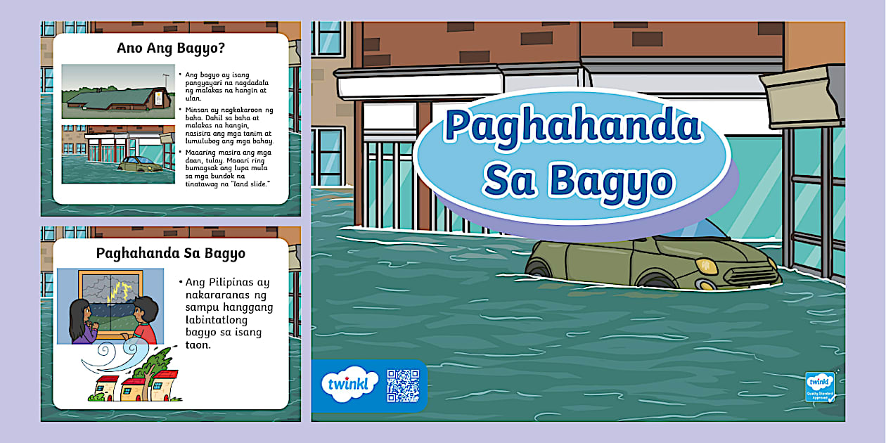 Paghahanda sa Bagyo PowerPoint | Grade 1-3 | Twinkl