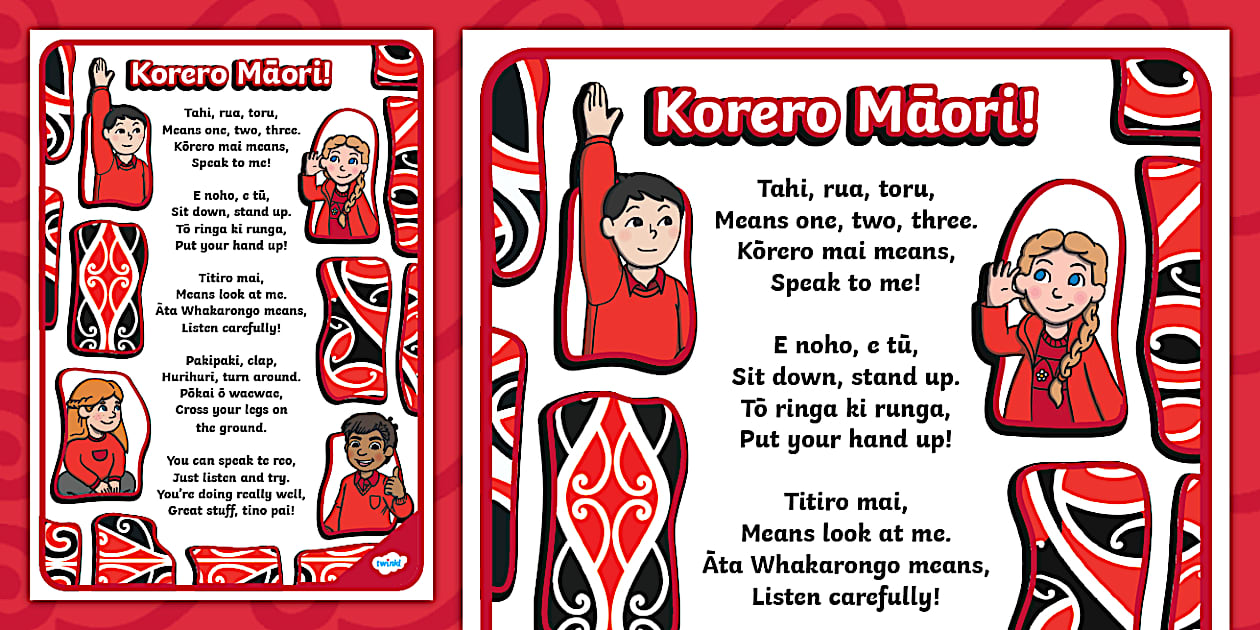 Moari Writing Korero Māori! (l'enseignant a fait) - Twinkl