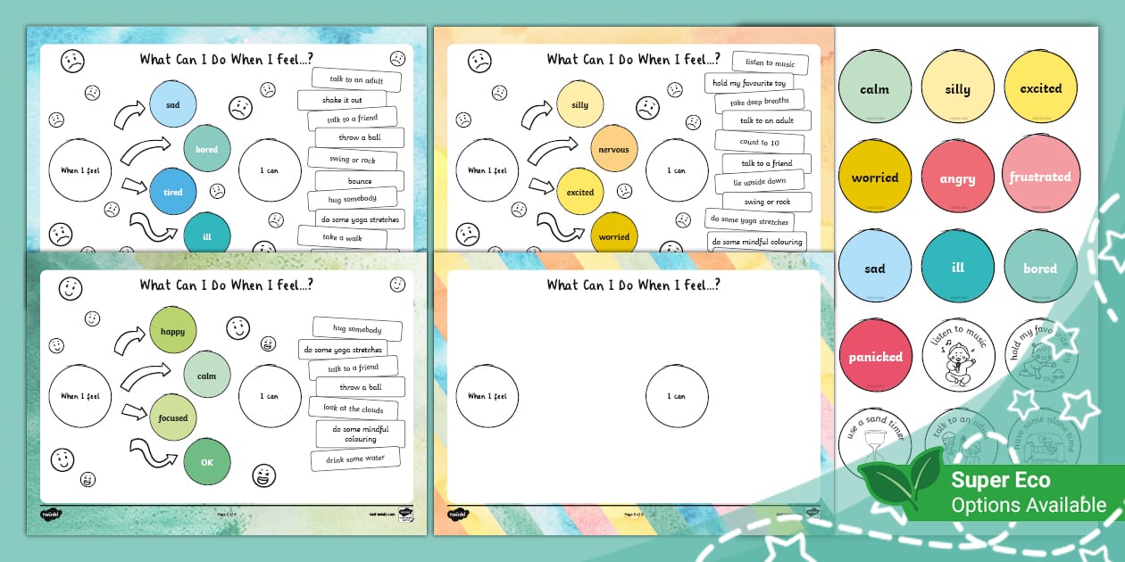 What Can I Do When I Feel...? (Teacher-Made) - Twinkl