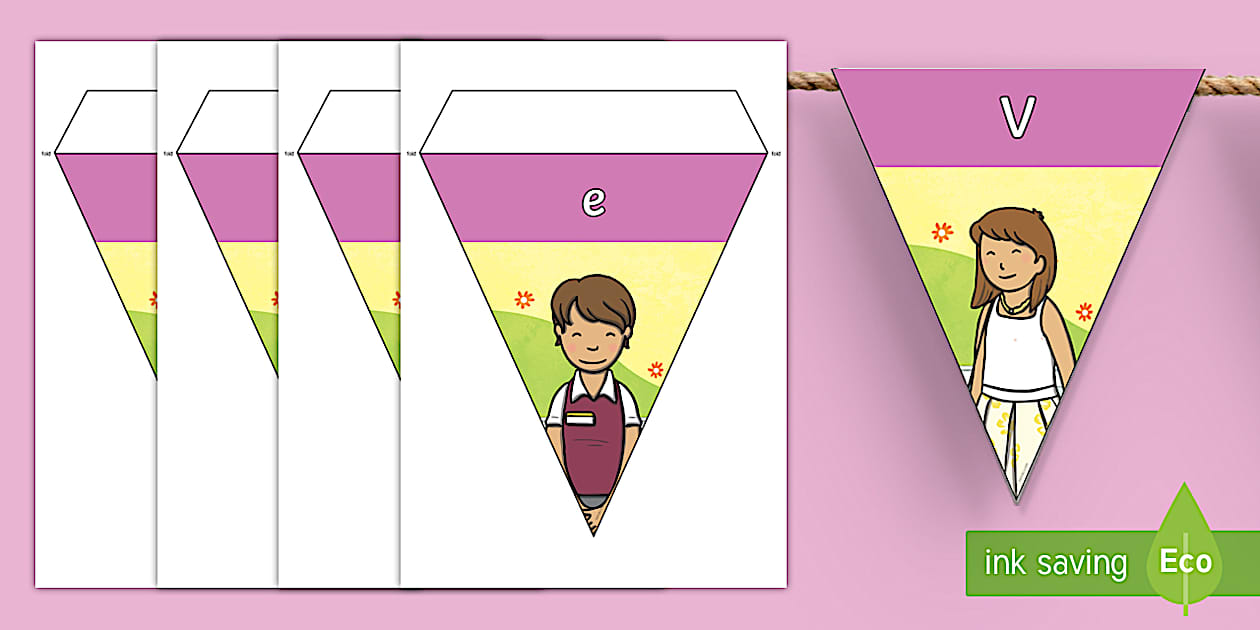 The Vets Aistear Display Bunting (teacher made) - Twinkl