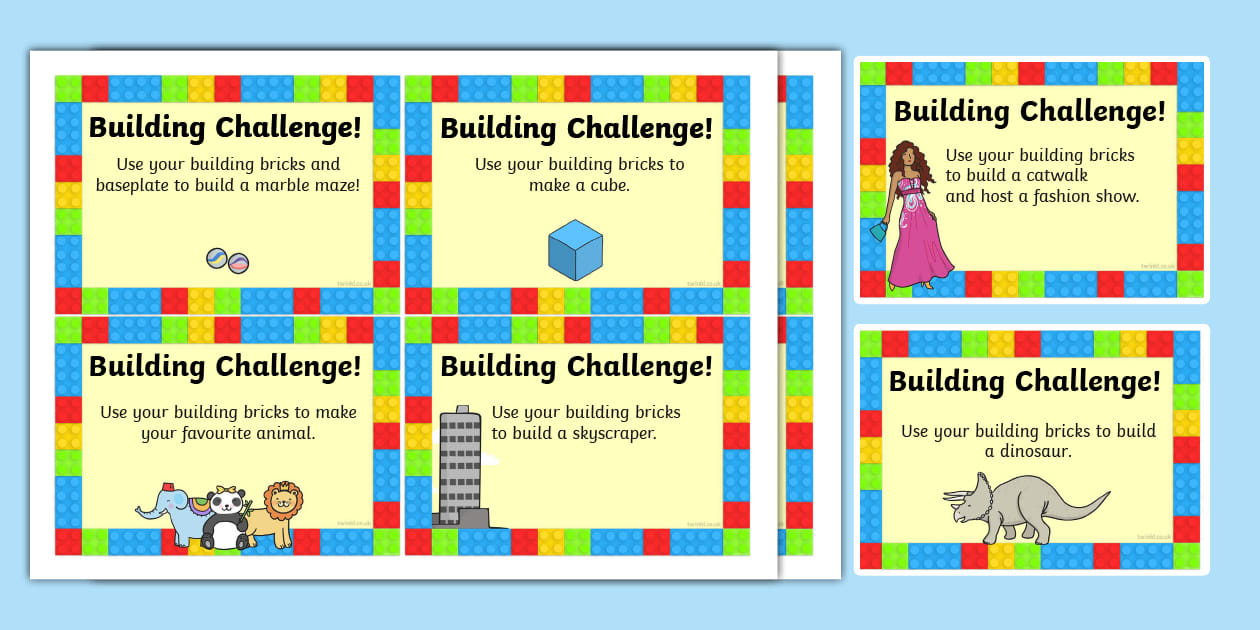 Lego Challenges KS1 (teacher made) - Twinkl