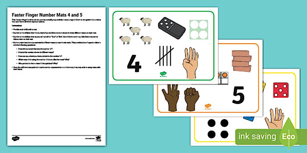 👉 Fastest Finger Number Mats 4 and 5 (teacher made)