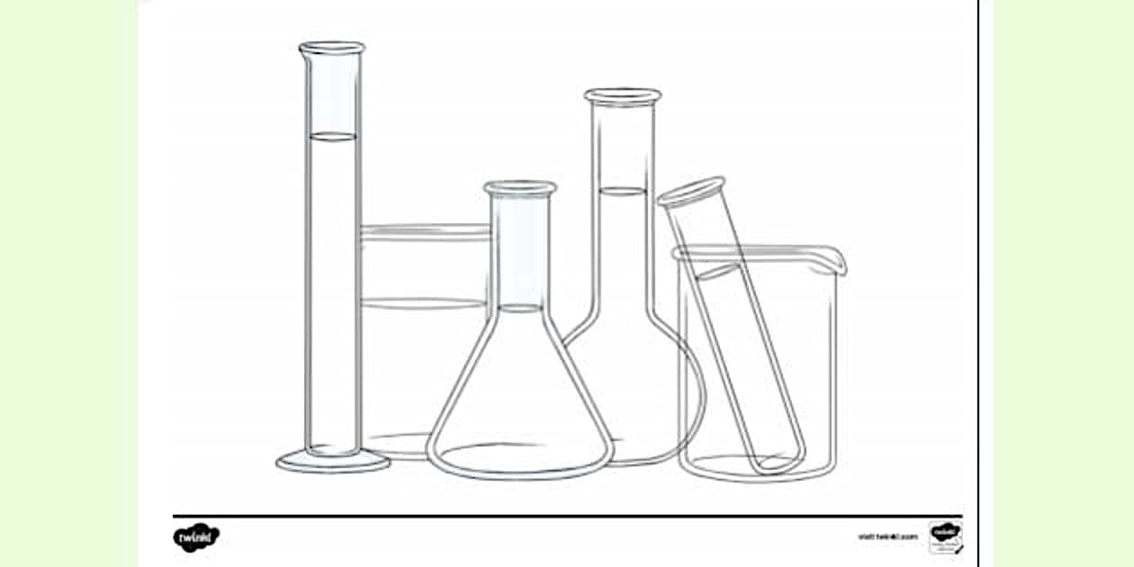 Test Tubes Colouring | Colouring Sheets (teacher made)