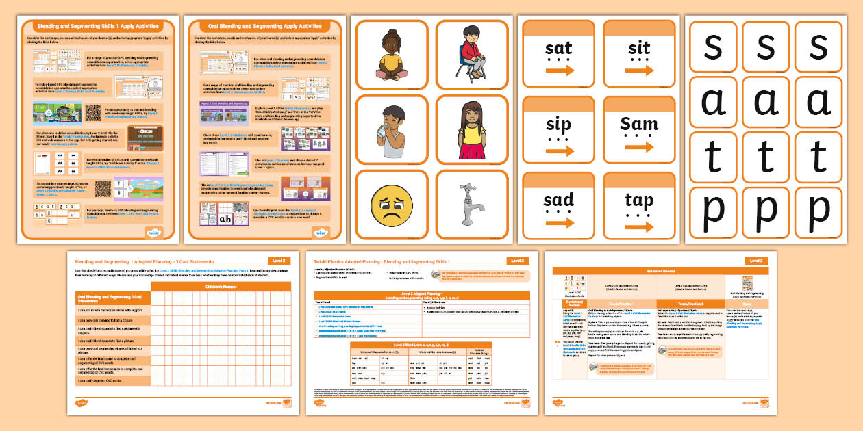 Level 2 SEND Blending and Segmenting 1 Pack (teacher made)