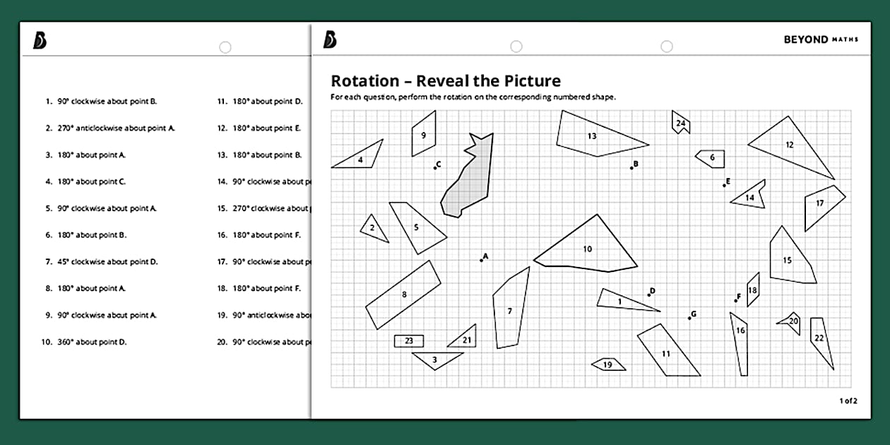 👉 Rotation - Reveal the Picture - Twinkl