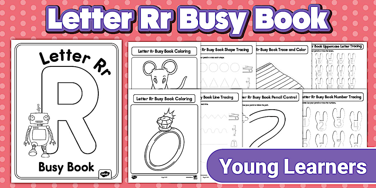 Letter Rr Busy Book