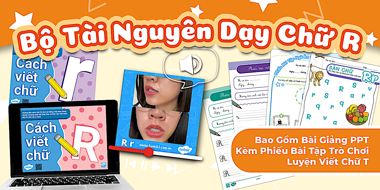 Bộ Tài Nguyên Dạy Chữ R