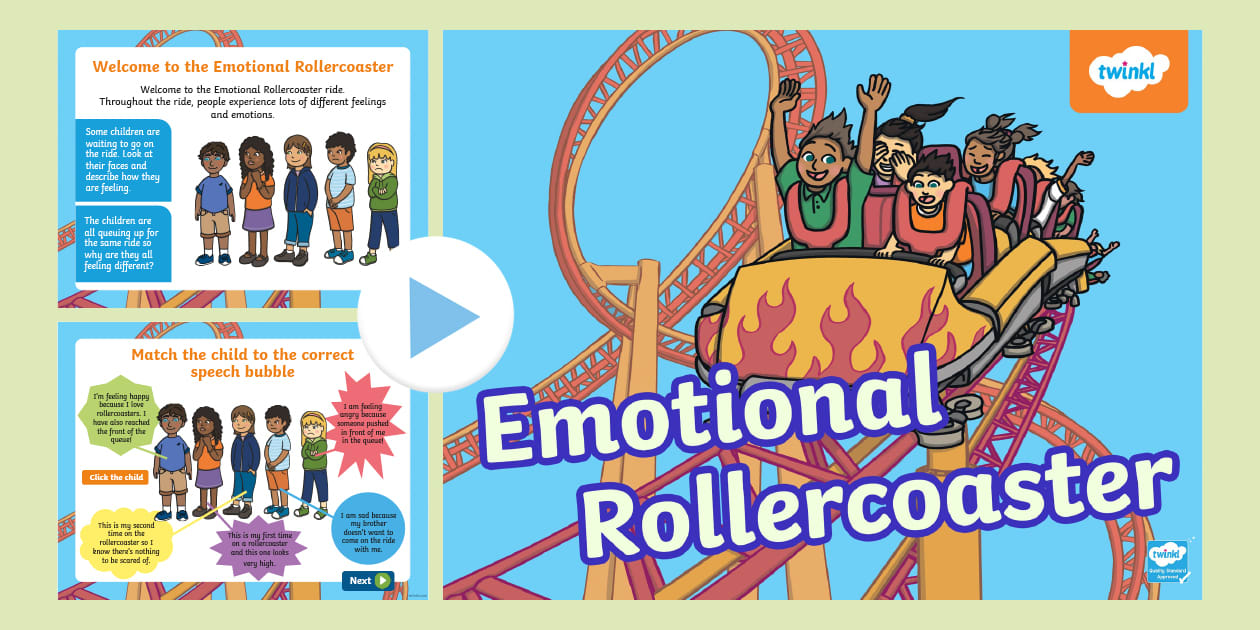 The Emotional Rollercoaster PowerPoint (TeacherMade)
