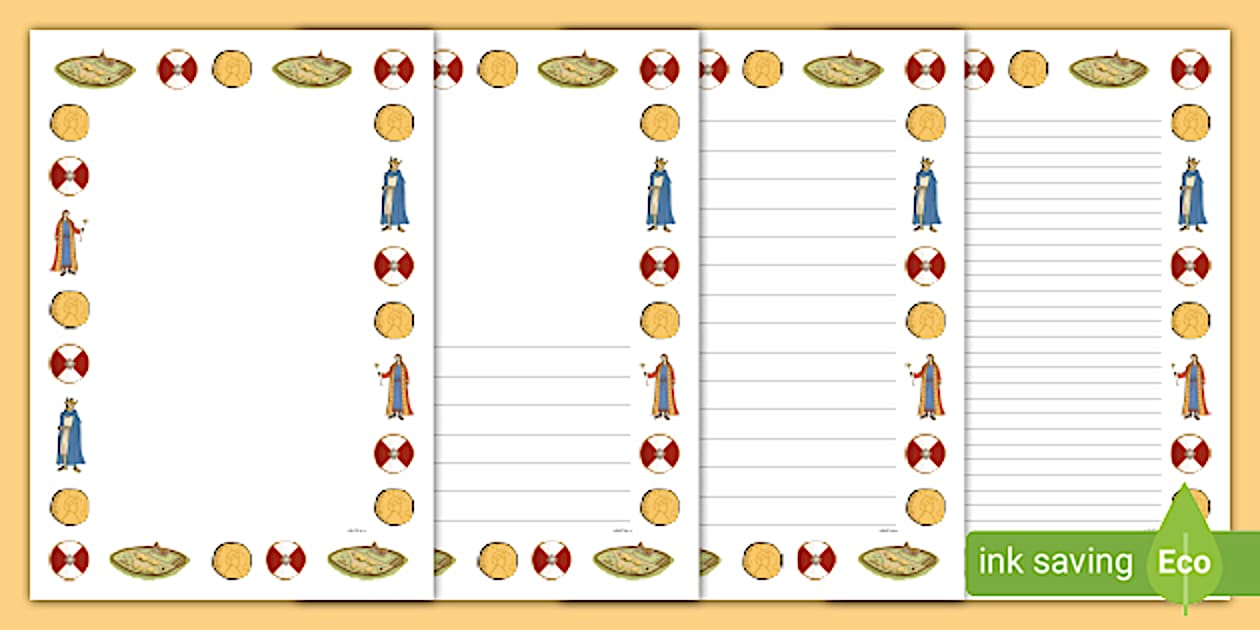 Anglo Saxons Page Borders (Lehrer gemacht) - Twinkl