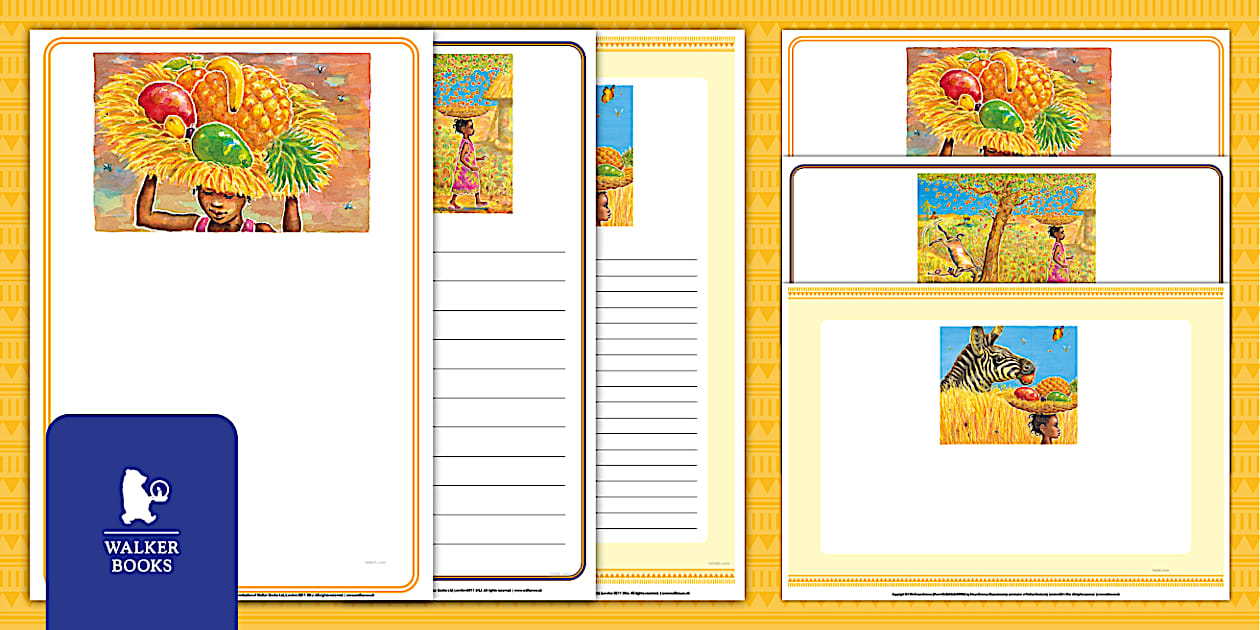 FREE! - Handa's Surprise Writing Frames Ages 5-7 - Primary Resources