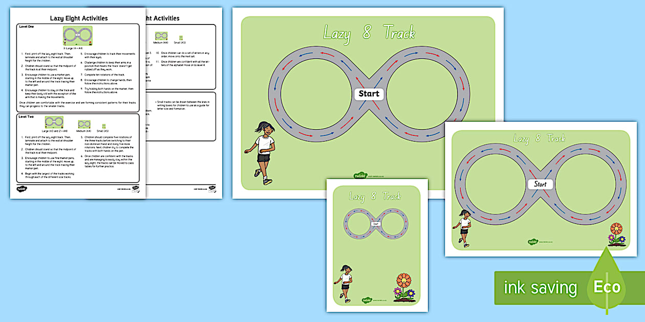 Lazy Eight Track Activity Pack (teacher made) - Twinkl