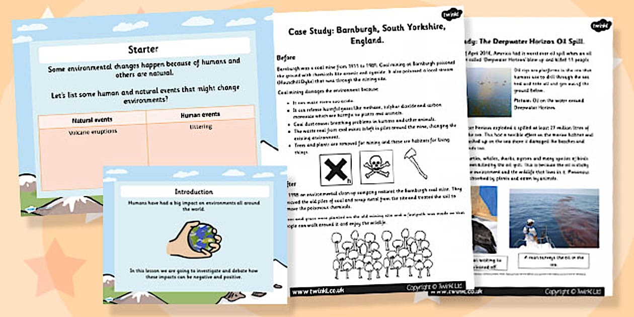 Dangerous Environments and Case Studies Powerpoint Task Setter Activity ...